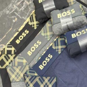 شورت نیم پا مردانه مدل Boxer Brief برند BOSS با کش پهن – راحتی و کیفیت