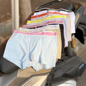 شورت نیم پا مردانه Boxer Brief برند Yashen شش رنگ با جنس ۹۰٪ کتان و ۱۰٪ اسپاندکس