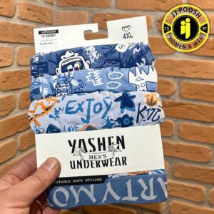 شورت اسلیپ کش پهن مردانه یاشن (Yashen) مدل Patriot – ۱۰۰٪ نخ، محصول چین