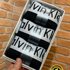 شورت نیم پا سهتایی مشکی کش سیلور مردانه Calvin Klein مدل 011 | راحتی و استایل ترکیهای