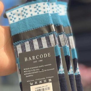 جوراب ساقدار پنبه‌ای مدل BoldRhythm رنگ سورمه‌ای با کیفیت بالا