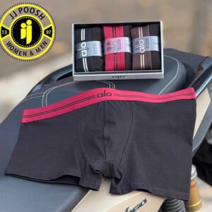 شورت نیم‌پا مردانه ALO مدل Boxer Brief | پارچه پنبه‌ای با کشسانی بالا (001)