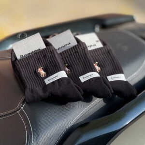 جوراب نیم ساق پنجه پاشنه حوله‌ای پولو ROPAPA – کژوال – ۱۰۰٪ پنبه – محصول ایران – کد ۹۰۰