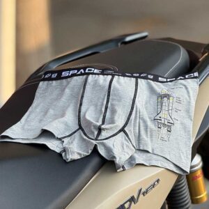 شورت نیم‌پا مردانه یاشن Yashen مدل Space کد 3652L | پک ۳ عددی لباس زیر نخی کشی