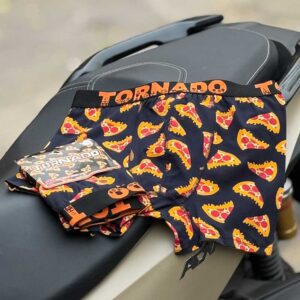 شورت پادار مردانه تورنادو TORNADO طرح پیتزا – ۱۰۰٪ پنبه، ساخت ترکیه 030