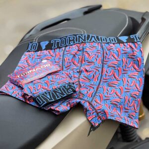 شورت پادار مردانه تورنادو Tornado طرح فلفل 🌶️ – ۱۰۰٪ پنبه، ساخت ترکیه 031