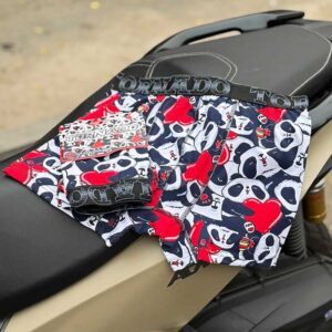 شورت پادار تورنادو طرح پاندا کونگ‌فوکار کد 036 | 100٪ پنبه | سایز XL و XXL