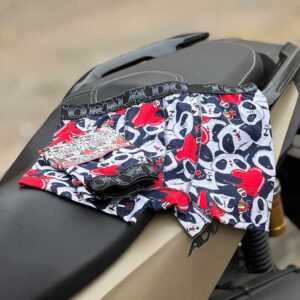 شورت پادار تورنادو طرح پاندا کونگفوکار کد 036 | 100٪ پنبه | سایز XL و XXL