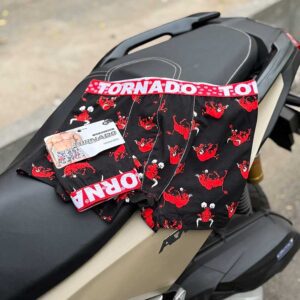 شورت پادار تورنادو طرح شیکاگو کد 035 | 100٪ پنبه | سایز XL و XXL