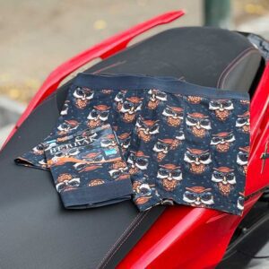 شورت پادار مردانه Berrak مدل جغد مینیاتوری کد 3002 | ۹۵٪ نخ پنبه، فاق بلند و راحت