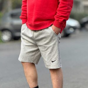 شلوارک ورزشی نایکی وارداتی کد ۰۲۰۰۱ | پارچه کجراه، مناسب باشگاه و روزمره