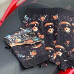 شورت پادار مردانه Berrak مدل گربه فضانورد کد 3009 | نخ پنبه، فاق بلند و بادوام