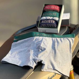 شورت Lacoste Master Trunk پک سه‌تایی  – کش ۵ سانت – پنبه و اسپاندکس  022