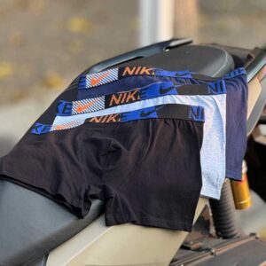 شورت نیمپا مردانه نایکی مدل Master کد ۰۴۲ | پک ۳ تایی، پنبهای و راحت | ساخت ترکیه