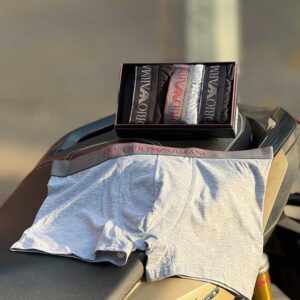 شورت Armani Master Trunk پک سه‌تایی – کش ۵ سانت – پنبه و اسپاندکس 024