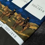 جوراب ساقدار مردانه Barcod طرح Lonerider کد ۵۰۱۰ | ۱۰۰٪ پنبه