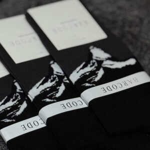 جوراب ساقدار مردانه Barcod طرح اورست کد ۵۰۰۸ | ۱۰۰٪ پنبه