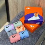 جوراب اسپرت آبرنگی ساقدار مستر پک ۶ تایی – ۱۰۰٪ پنبه، ساخت ترکیه (کد ۵۰۱۲)