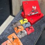 جوراب ساقدار Jordan آبرنگی کد ۵۰۱۳ | پک ۶ تایی | ۱۰۰٪ پنبه