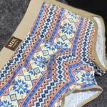 شورت نیم‌پا سرخپوستی Mix Match بغل چاک‌دار کد ۰۵۷ | ۱۰۰٪ پنبه | ۴ رنگ