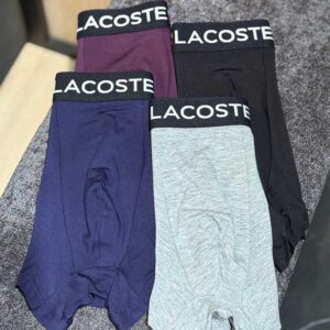 شورت نیم‌پا Lacoste یاشن کد ۰۶۴ | ۱۰۰٪ مودال | کش مشکی