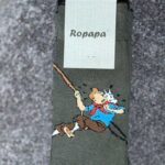 جوراب ساقدار پنبه ROPAPA مدل Tan Tan سبز کد ۵۱۴ | سایز ۴۰–۴۶