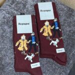 جوراب ساقدار پنبه ROPAPA مدل Tan Tan کد ۵۱۳ | سایز ۴۰–۴۶