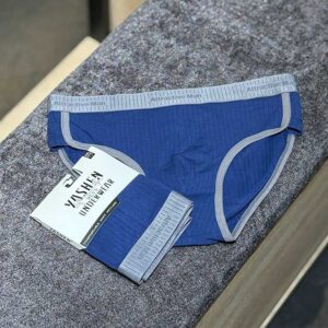 شورت اسلیپ نوار‌دوزی کرم یاشن کد 295 | کبریتی | 100٪ پنبه