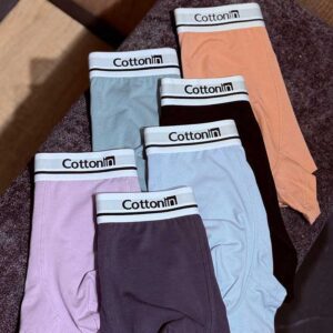 شورت نیم‌پا Cotton In کمر سفید یاشن | ۱۰۰٪ نخ پنبه | ۷ رنگ | کد 8782