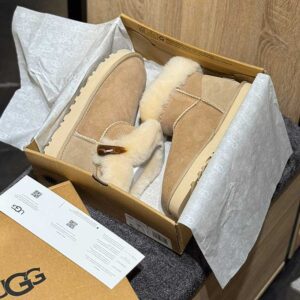 بوت UGG کلیر مینی اورجینال | Claire Mini Boots | رنگ چستنات | کد 10001