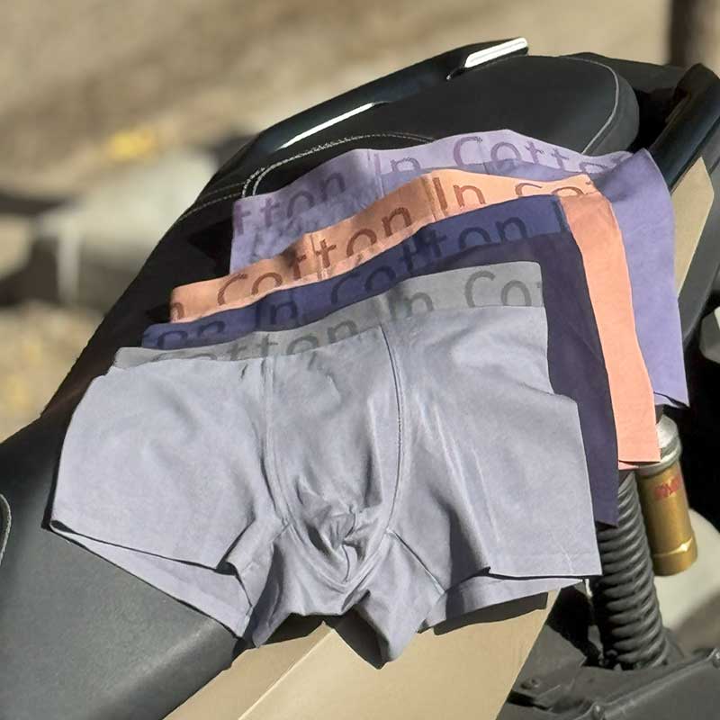 شورت نیمپا لیزری نخی یاشن مدل Cotton In | Yashen Boxer Brief