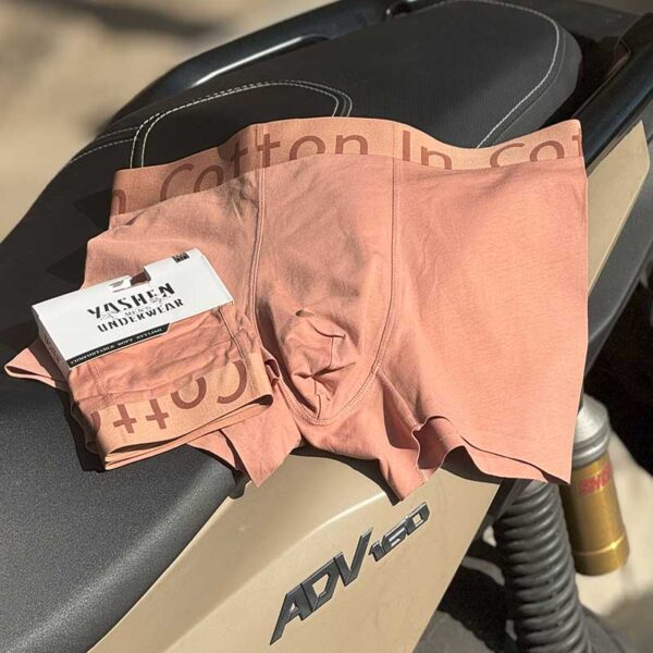 شورت نیم‌پا لیزری نخی یاشن مدل Cotton In | Yashen Boxer Brief