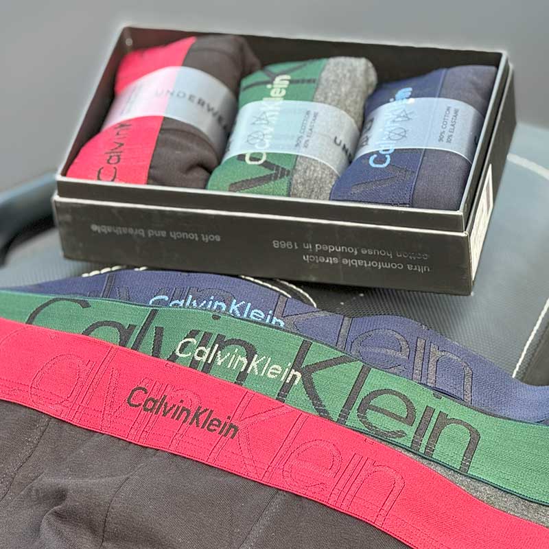 شورت نیم پا مردانه Boxer Brief برند CK با کش پهن – کیفیت و راحتی