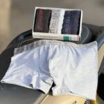 شورت نیم پا مردانه برند U.S. Polo کیفیت Meter با جنس ۹۳٪ کتان و ۷٪ اسپاندکس