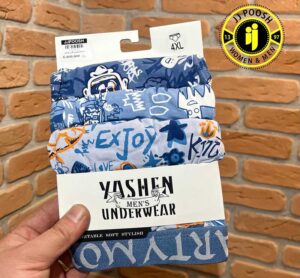 شورت اسلیپ کش پهن مردانه یاشن (Yashen) مدل Patriot – ۱۰۰٪ نخ، محصول چین