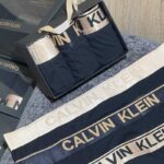 شورت نیمپا مردانه Calvin Klein پک ۳ عددی کد ۰۱۰ | پنبهای اسپندکس ترک