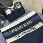 شورت نیمپا مردانه Calvin Klein پک ۳ عددی کد ۰۱۰ | پنبهای اسپندکس ترک