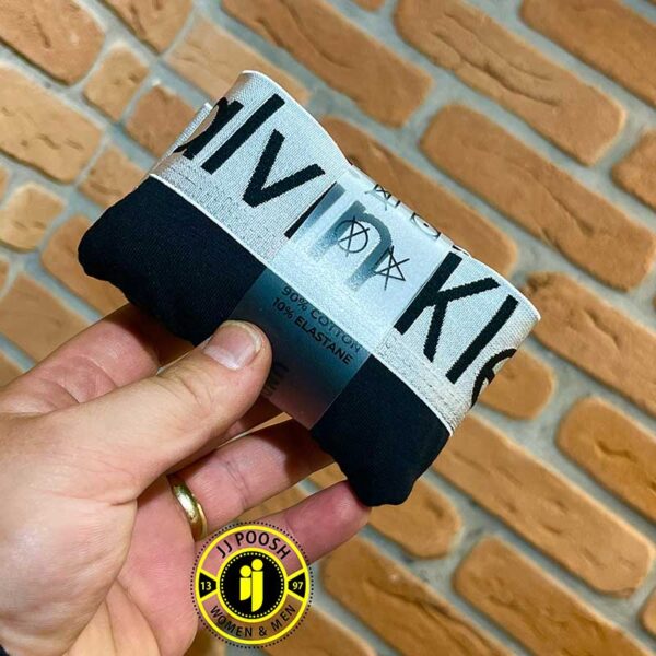 123 شورت نیم پا سهتایی مشکی کش سیلور مردانه Calvin Klein مدل 011 | راحتی و استایل ترکیهای