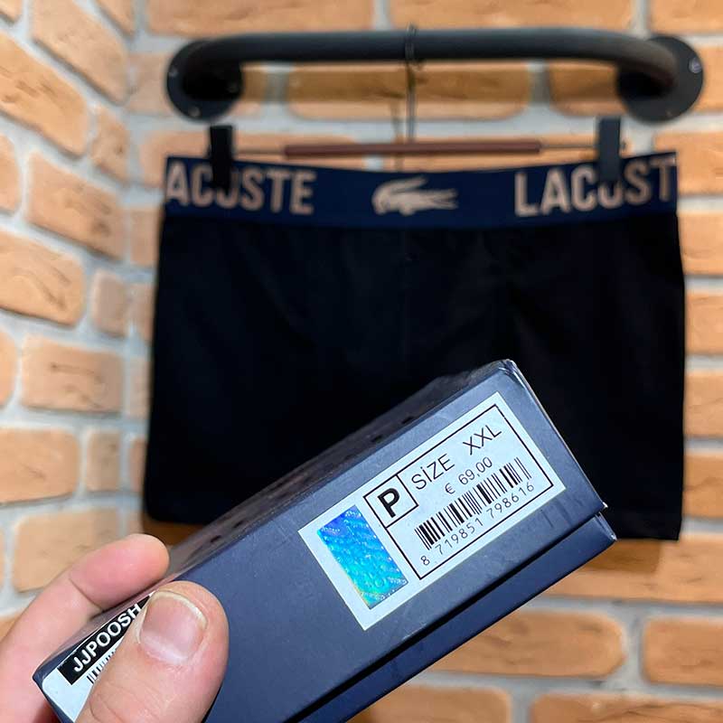 شورت نیم پا مردانه لاکوست ۳ عددی ترک – ۳ رنگ، کد 012