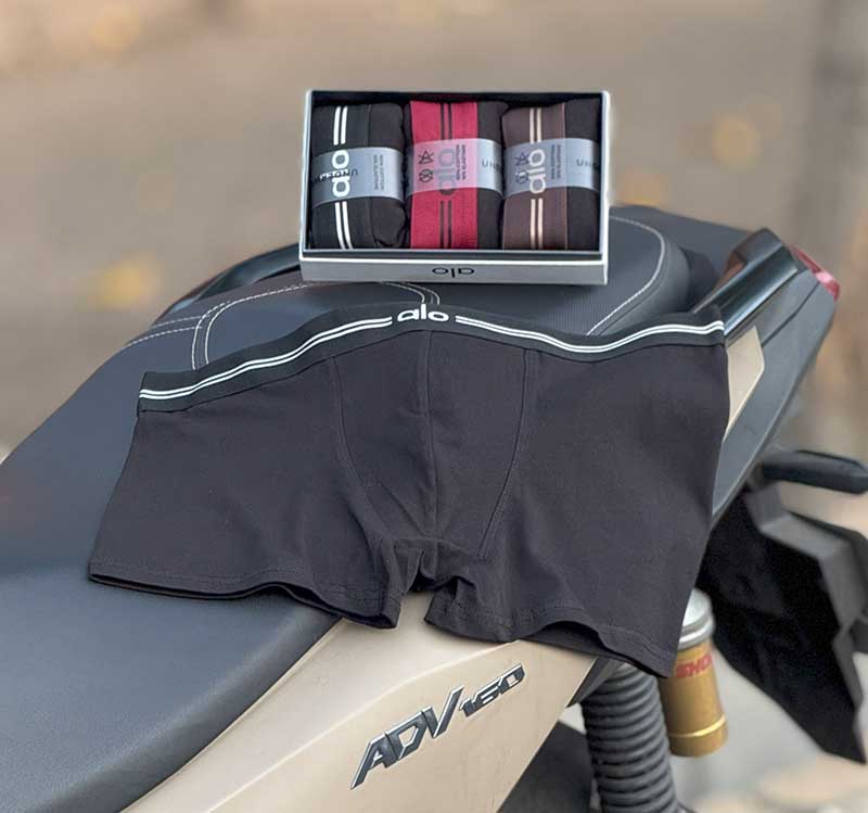 شورت نیم‌پا مردانه ALO مدل Boxer Brief | پارچه پنبه‌ای با کشسانی بالا (001)