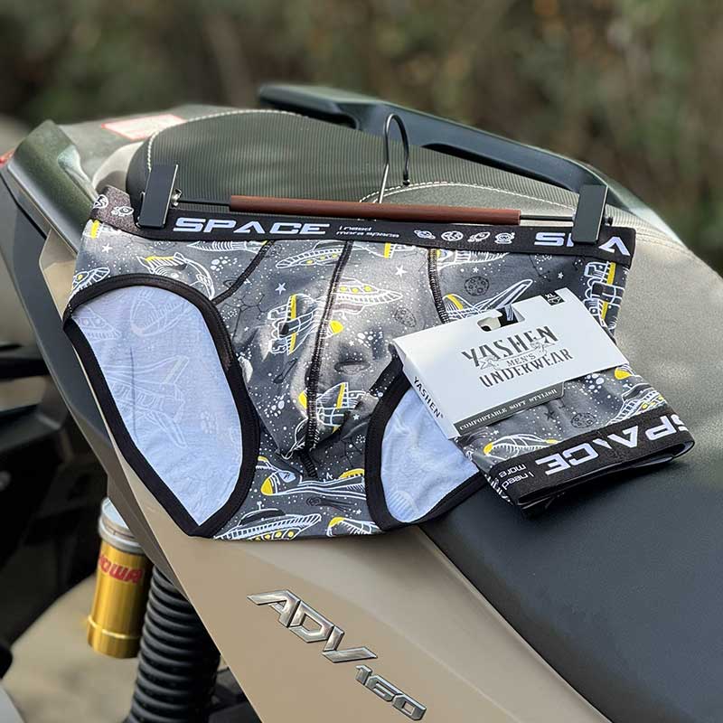 115 شورت اسلیپ مردانه اسپیس یاشن Yashen پک ۳ عددی | زیرپوش نخی راحت و کشی