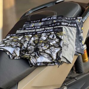 شورت نیم‌پا مردانه یاشن Yashen مدل Space کد 3652L | پک ۳ عددی لباس زیر نخی کشی