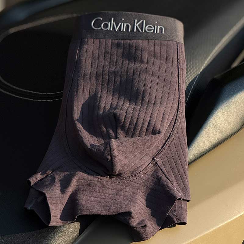 شورت نیم‌پا کبریتی مردانه Calvin Klein مدل Boxer Brief کد 026 | ۱۰۰٪ نخی و خوش‌فرم