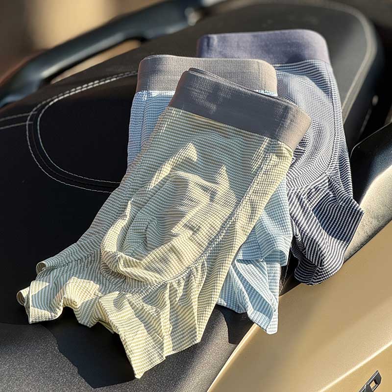 شورت مردانه نیم‌پا سلولزی رینگی لیزری یاشن | کد ۳۶۸M