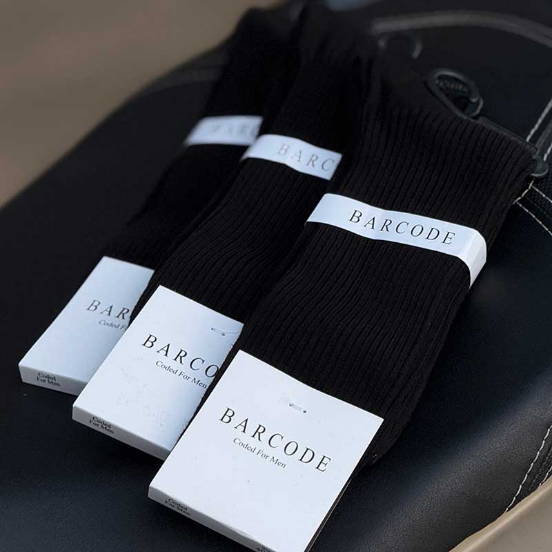 جوراب ساقدار کبریتی مردانه Barcod مدل کژوال کد 5001 | ۱۰۰٪ نخی و راحت