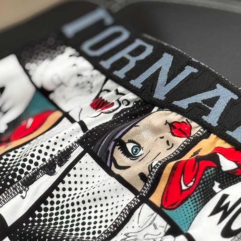 شورت پادار مردانه تورنادو Tornado طرح Boom Girl – ۱۰۰٪ پنبه، ساخت ترکیه 033