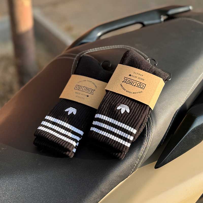 جوراب کف حولهای آدیداس کد 5005 | 90٪ پنبه | مناسب پیادهروی طولانی و ورزش