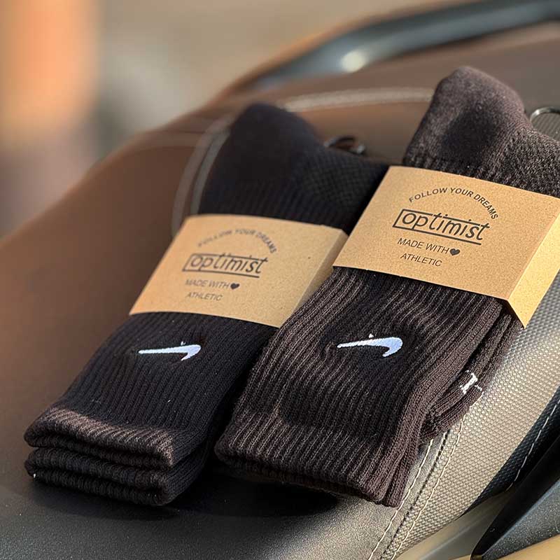 جوراب کف حوله‌ای نایکی کد 5006 | 90٪ پنبه | مناسب پیاده‌روی طولانی و ورزش