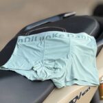 شورت نیم‌پا لیزری برند یاشن کد 038 | جنس سلولزی ورزشی | استر سوزنی چاپ نصفه