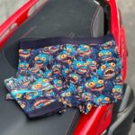 شورت پادار مردانه Berrak مدل ماهی پیِرانا کد 3004 | پنبه‌ای، فاق بلند و بادوام